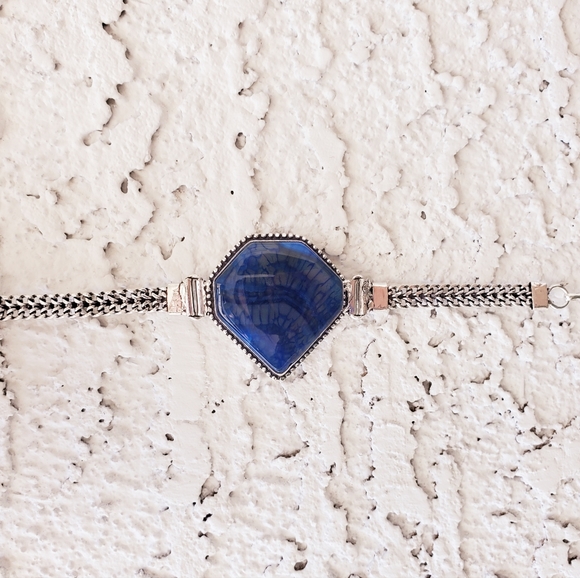 New Solar Agate 925 Silver Bracelet. - Picture 7 of 12